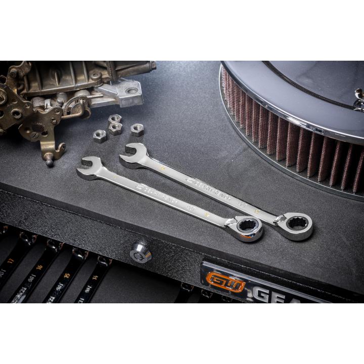 GEARWRENCH 86629 16 Piece 90 - Tooth 12 Point Metric Reversible Ratcheting Wrench Set - Mississauga Hardware Centre Inc