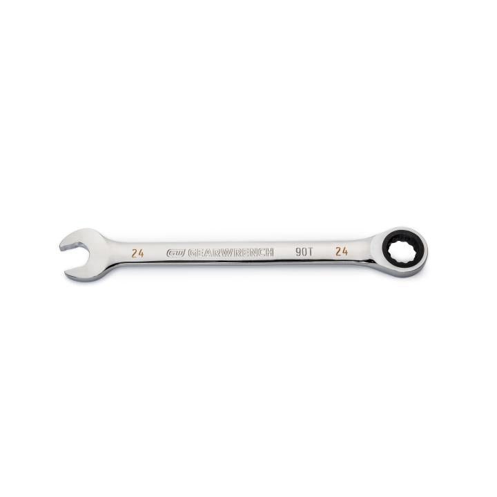 GEARWRENCH 86924 24mm 90 - Tooth 12 Point Ratcheting Combination Wrench - Mississauga Hardware Centre Inc