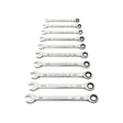 GEARWRENCH 86958 10 Piece 90 - Tooth 12 Point SAE Combination Ratcheting Wrench Set - Mississauga Hardware Centre Inc