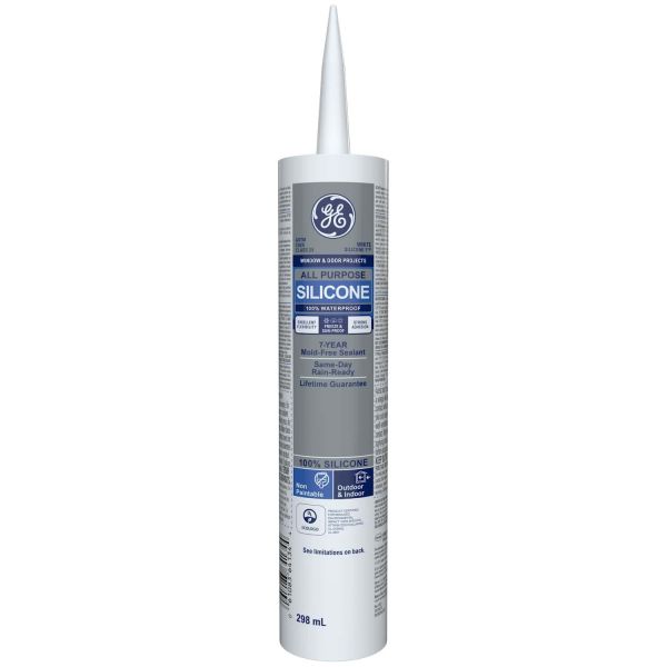 GE 300ml All Purpose Silicone - White
