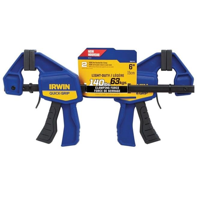 IRWIN 1964743 BAR CLAMP 6IN 15CM 2PK NEXT GEN MINI BAR CLAMP - Mississauga Hardware Centre Inc