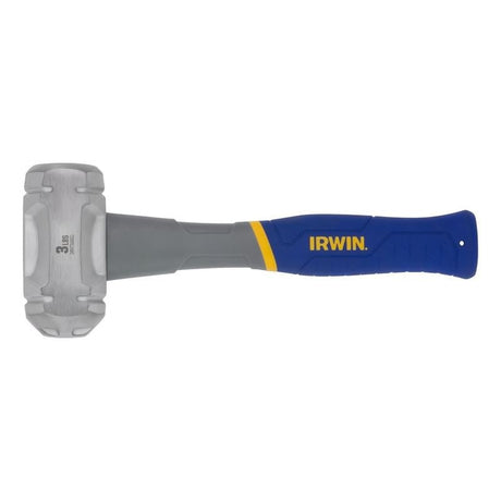 IRWIN IWHT56601 3 lb Polished Face Steel Head Rubber Sledge Hammer - Mississauga Hardware Centre Inc