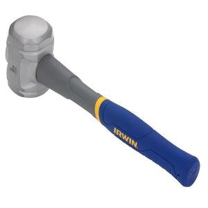IRWIN IWHT56601 3 lb Polished Face Steel Head Rubber Sledge Hammer - Mississauga Hardware Centre Inc
