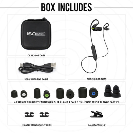 ISOtunes PRO 3.0 Earbuds - Black - Mississauga Hardware Centre Inc