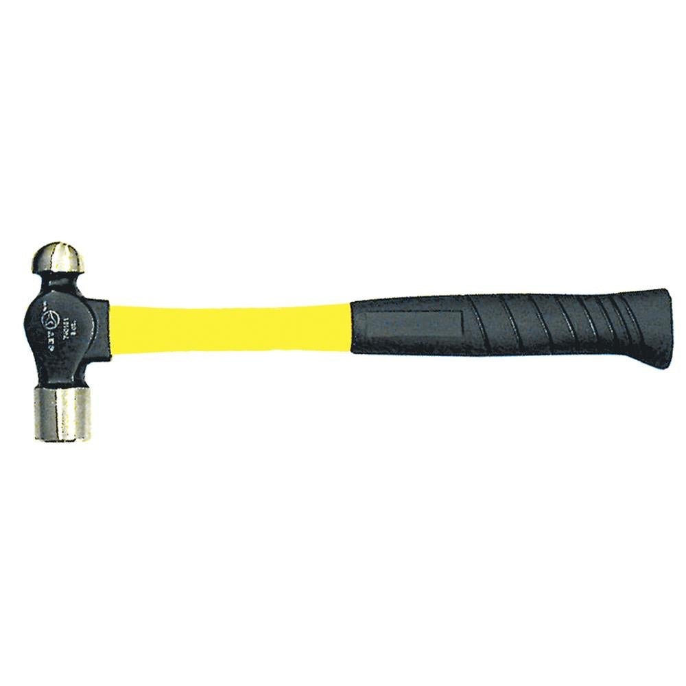 JET 740163 16oz Ball Pein Hammer With Fiberglass Handle - Mississauga Hardware Centre Inc