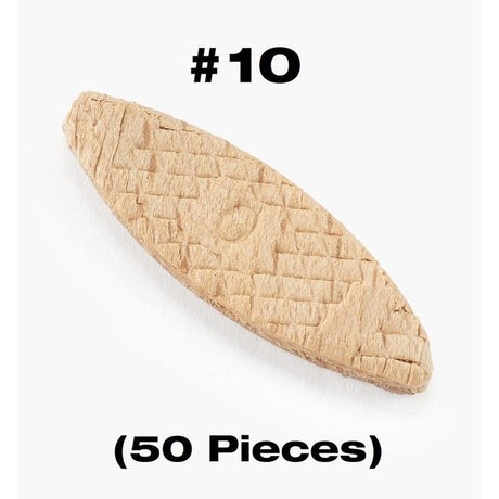 JJS Compressed Hardwood Biscuits for Wood Joining - 10 - Mississauga Hardware Centre Inc