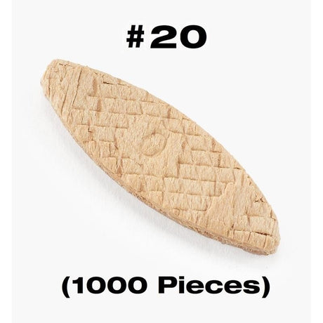 JJS Compressed Hardwood Biscuits for Wood Joining 20 - Mississauga Hardware Centre Inc