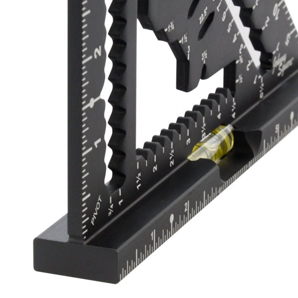 JOHNSON 7 - 1/4" Johnny Square® MACH - 1™ Smart Mark™ Rafter Square with Level Vial - Mississauga Hardware Centre Inc