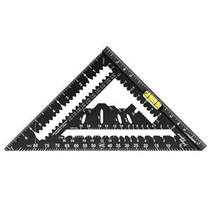 JOHNSON 7 - 1/4" Johnny Square® MACH - 1™ Smart Mark™ Rafter Square with Level Vial - Mississauga Hardware Centre Inc