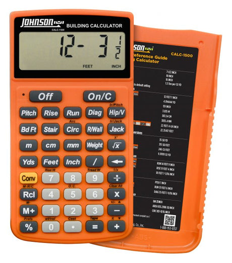 JOHNSON CALC - 1500 Building Calculator - Mississauga Hardware Centre Inc
