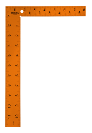 JOHNSON CS10 - 0 8" x 12" Easy - Read™ Steel Carpenter Square - Mississauga Hardware Centre Inc