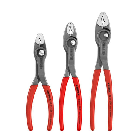 KNIPEX 00 20 06 US4 3 Pc TwinGrip Pliers Set - 6", 8", 10" - Mississauga Hardware Centre Inc