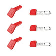 KNIPEX 00 63 06TCR SBA 6 Pc KNIPEXTEND ColorCoded and TetheredTool Clips, Red - Mississauga Hardware Centre Inc