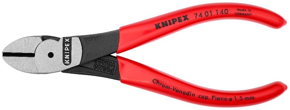 Knipex 74 01 100 5 - 1/2in High Leverage Diagonal Cutter - Mississauga Hardware Centre Inc