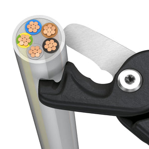 KNIPEX 95 11 225 SBA StepCut® XL Cable Shears with Step Cut - Mississauga Hardware Centre Inc