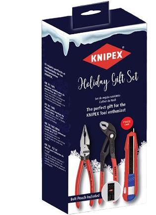 KNIPEX 9K 00 80 169 US 2024 Holiday Gift Set with FREE CutiX Snap Knife - Mississauga Hardware Centre Inc