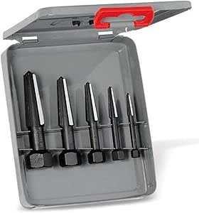 KNIPEX 9R 471 904 3 Screw Extractor Double - Edged Set 5 Parts (Size 1 - 5 In Plastic Tube) - Mississauga Hardware Centre Inc