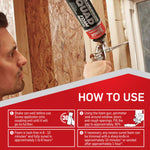 LePage 600ml Gun Grade Quad Foam Window and Door Installation Foam