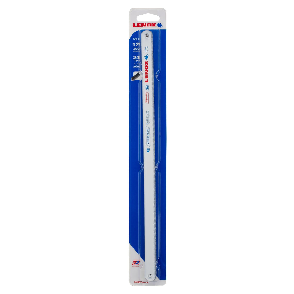 LENOX 12" Hacksaw Blades - 10 Pack - Mississauga Hardware Centre Inc