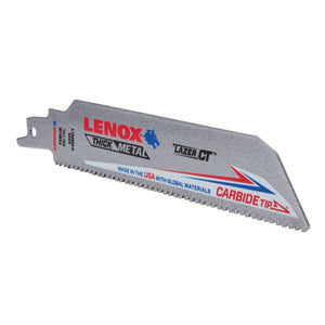 LENOX 2014220 Lazer CT™ Carbide Tipped 6" Reciprocating Saw Blades 8TPI 1/PK - Mississauga Hardware Centre Inc