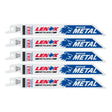 LENOX 20566618R METALWOLF™ WAVE EDGE™ 6" Reciprocating Saw Blades 18 TPI - 5/PK - Mississauga Hardware Centre Inc