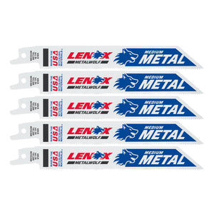 LENOX 20566618R METALWOLF™ WAVE EDGE™ 6" Reciprocating Saw Blades 18 TPI - 5/PK - Mississauga Hardware Centre Inc