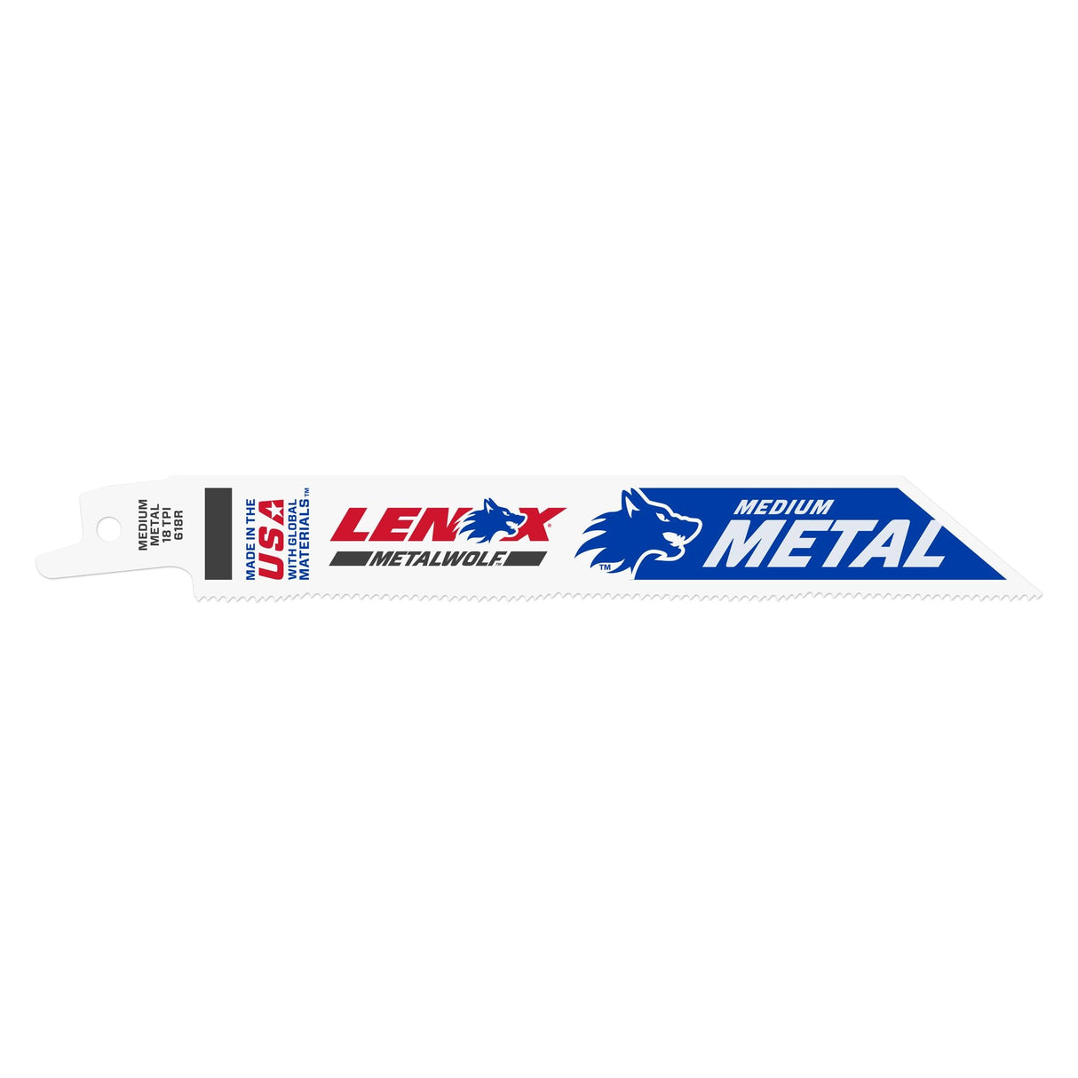 LENOX 20566618R METALWOLF™ WAVE EDGE™ 6" Reciprocating Saw Blades 18 TPI - 5/PK - Mississauga Hardware Centre Inc