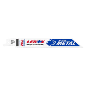 LENOX 20566618R METALWOLF™ WAVE EDGE™ 6" Reciprocating Saw Blades 18 TPI - 5/PK - Mississauga Hardware Centre Inc