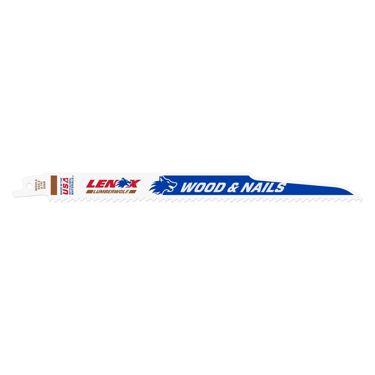 LENOX 20582956R LUMBERWOLF™ 9"Reciprocating Saw Blades 6 TPI - 5/PK - Mississauga Hardware Centre Inc
