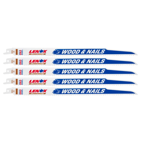 LENOX 20585156R LUMBERWOLF™ 12" Reciprocating Saw Blades 6 TPI - 5/PK - Mississauga Hardware Centre Inc