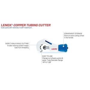 LENOX 21011TC138 Copper Cutting Tubing Cutter - Mississauga Hardware Centre Inc