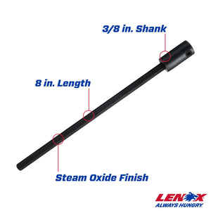 LENOX 30925VBX8 8" X .375 Step Drill Bit Extension - Mississauga Hardware Centre Inc