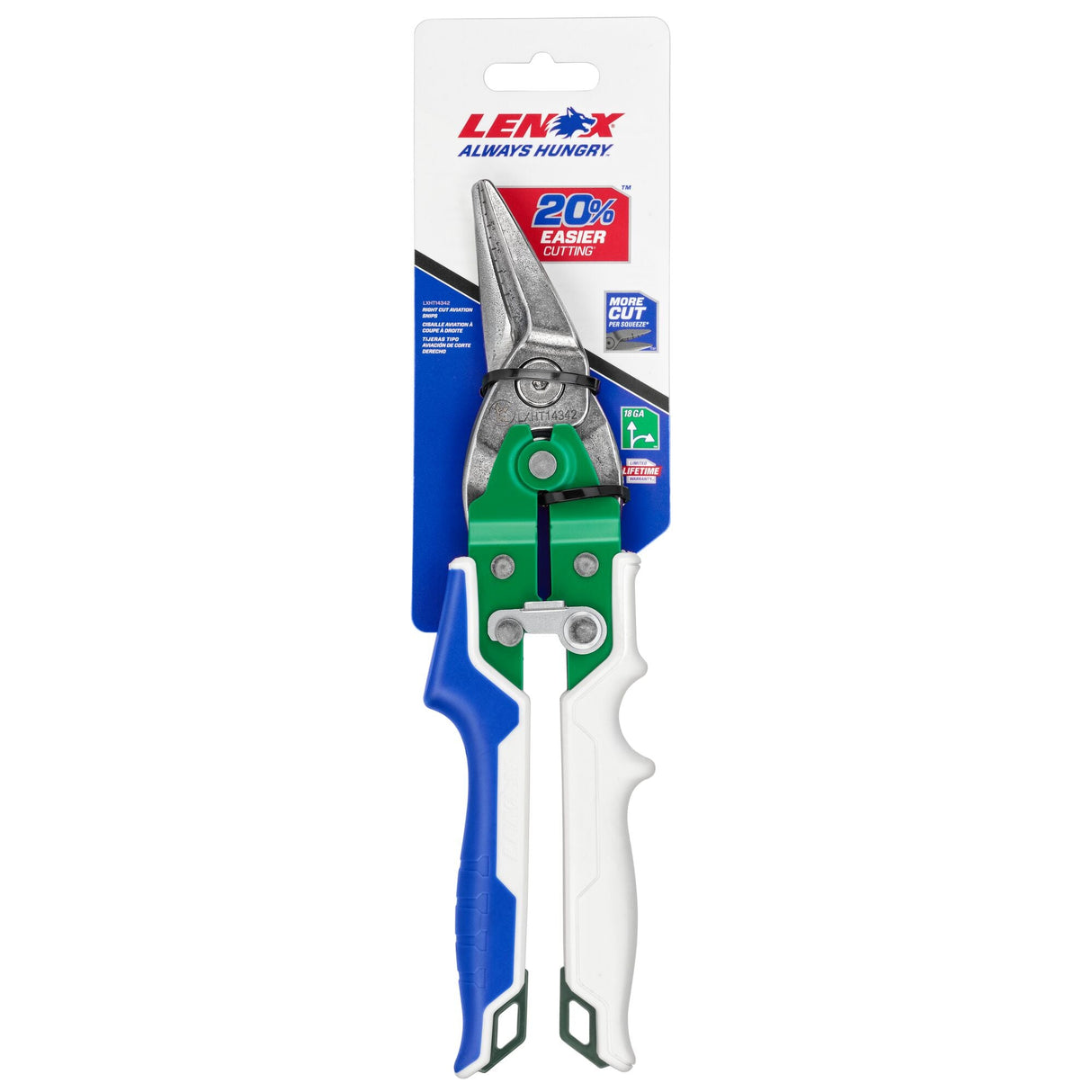 LENOX LXHT14342 Right Aviation Snips - Mississauga Hardware Centre Inc