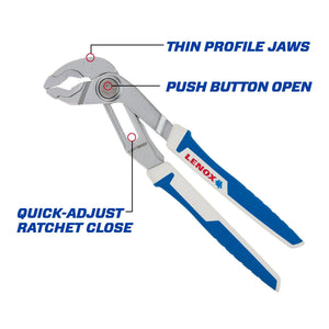 LENOX LXHT90552 12" Quick - Adjust Pliers - Mississauga Hardware Centre Inc