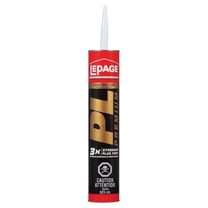 LEPAGE PL PREMIUM CONSTRUCTION ADHESIVE - Mississauga Hardware Centre Inc