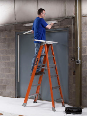 Louisville Ladder FS1505 5-Foot Fiberglass Step Ladder, Type IA 300 lb