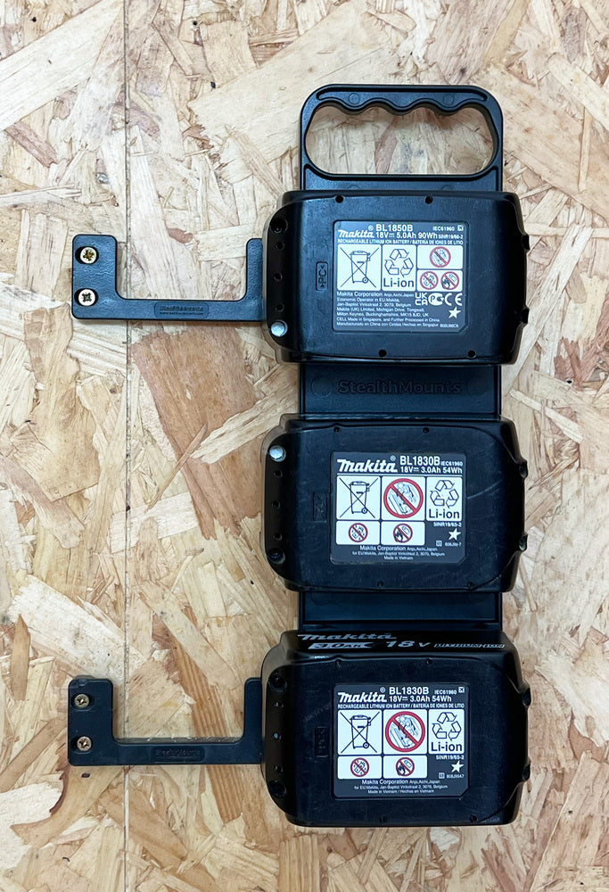 StealthMount BD-MK18-H-1 Battery Board with Handle Makita 18v LXT
