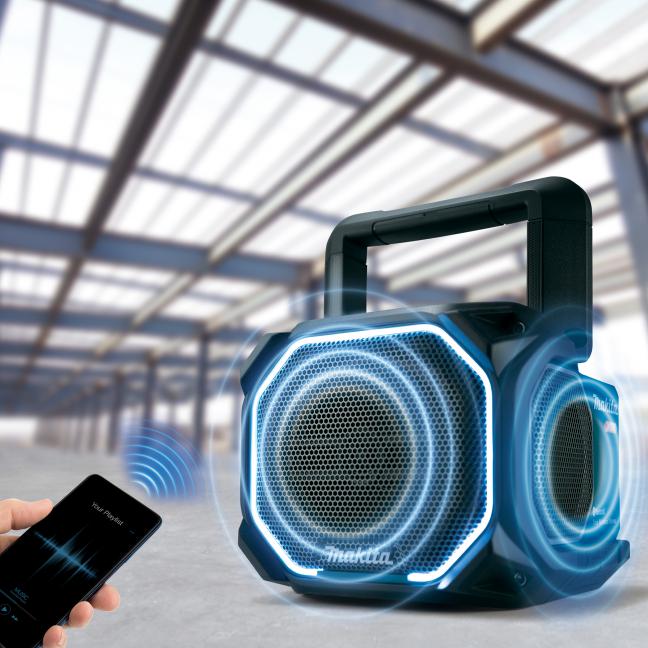 Makita MR014G 40Vmax XGT / 18V LXT Bluetooth Jobsite Speaker - Mississauga Hardware Centre Inc