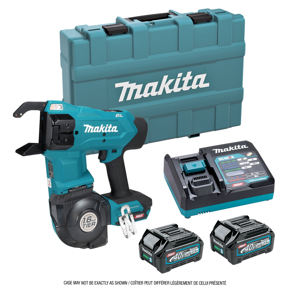 Makita TR001GD201 40Vmax XGT Brushless Rebar Tying Tool, 2.5Ah x2Kit - Mississauga Hardware Centre Inc