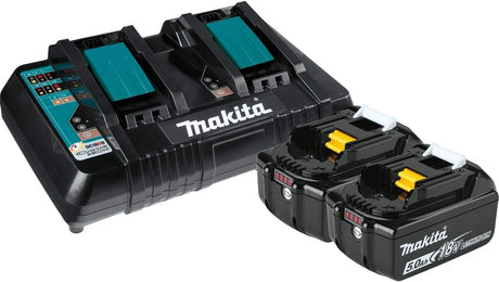 Makita Y - 00359 18V 2 x 5.0Ah Li - Ion Battery & Dual - Port Charger Kit - Mississauga Hardware Centre IncMakitaY-00359