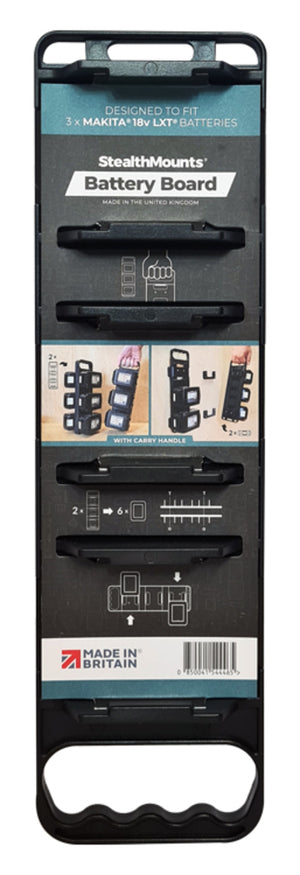 StealthMount BD-MK18-H-1 Battery Board with Handle Makita 18v LXT