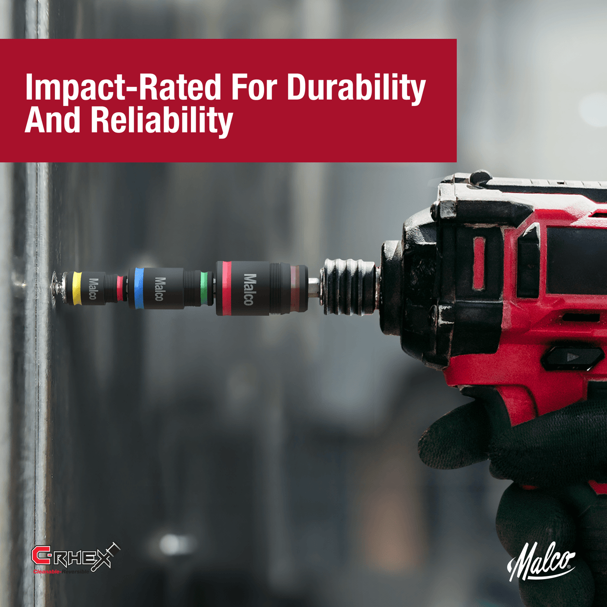 MALCO 7 - in - 1 C - RHEX® Flip Bit 2 Robertson Model - Mississauga Hardware Centre Inc