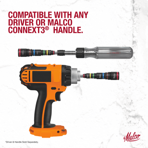 MALCO 7 - in - 1 C - RHEX® Flip Bit 2 Robertson Model - Mississauga Hardware Centre Inc