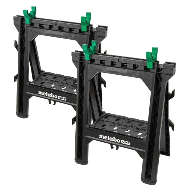 metabo HPT 115772M Heavy Duty Folding Sawhorses - 2 Pack - Mississauga Hardware Centre Inc