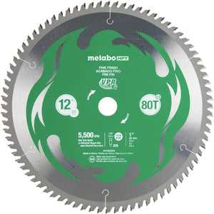 metabo HPT 12" 80T Carbide Blade - Mississauga Hardware Centre Inc