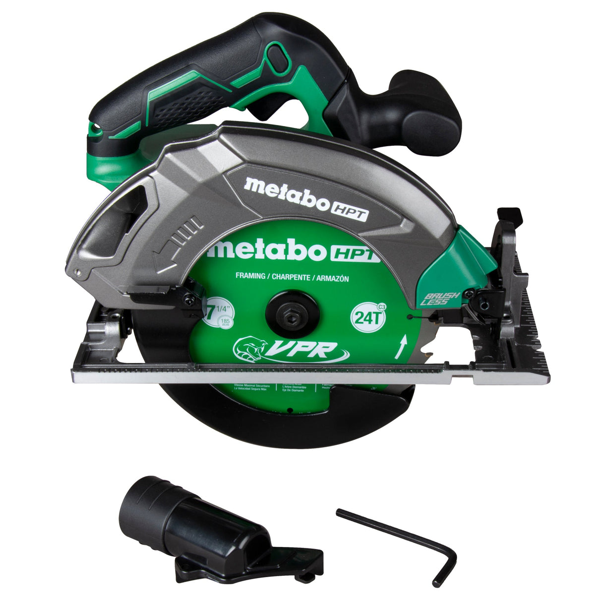metabo HPT C1807DAQ4M 18V MultiVolt 7 - 1/4 Inch Cordless Circular Saw (Tool Body Only) - Mississauga Hardware Centre Inc