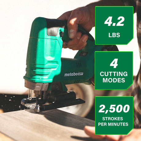 metabo HPT CJ18DAQ4M 18V Cordless Jig Saw (Tool Body Only) - Mississauga Hardware Centre Inc