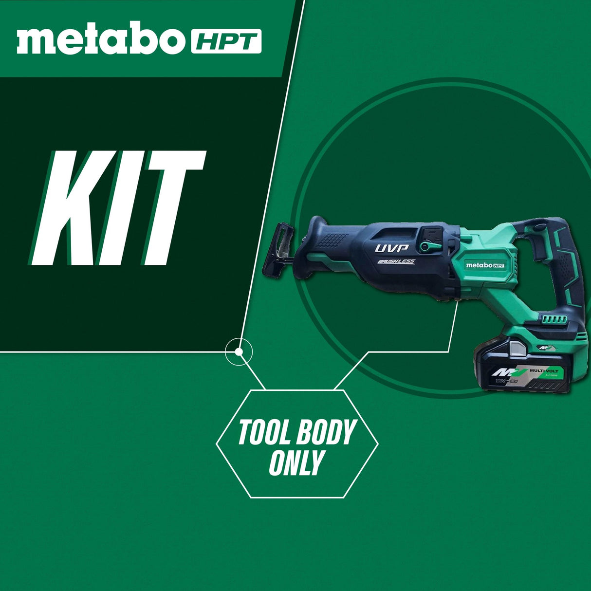 metabo HPT CR36DAQ4M 36V MultiVolt Cordless Reciprocating Saw (Tool Body Only) - Mississauga Hardware Centre Inc