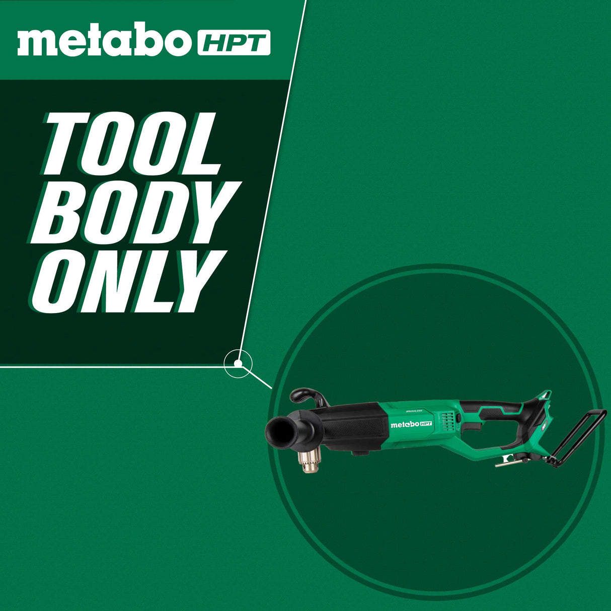 metabo HPT D36DYAQ4M 36V MultiVolt™ Cordless 1/2" High Power Right Angle Drill (Tool Body Only) - Mississauga Hardware Centre Inc