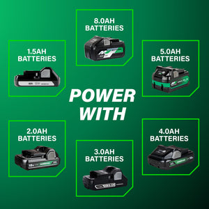 metabo HPT DS18DEXM 18V MultiVolt™ 1/2" Cordless Brushless Driver Drill Kit - Mississauga Hardware Centre Inc